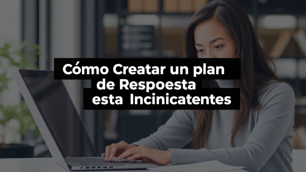 Cómo Crear Un Plan De Respuesta A Incidentes